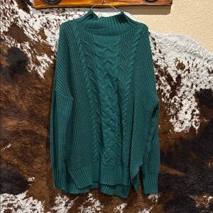 Maurices Cowl Neck Sweater in Soft Heather Gray